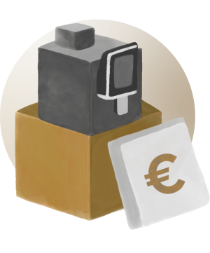 Geen investering in kostbare apparatuur